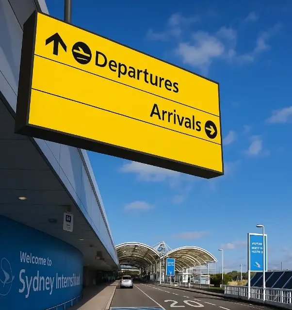 Sydney Airport arrivals